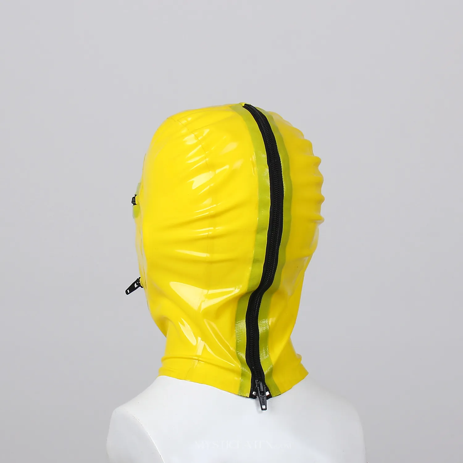 Latex Clothing Erotic Bondage Head Cover Head Mask Handmade