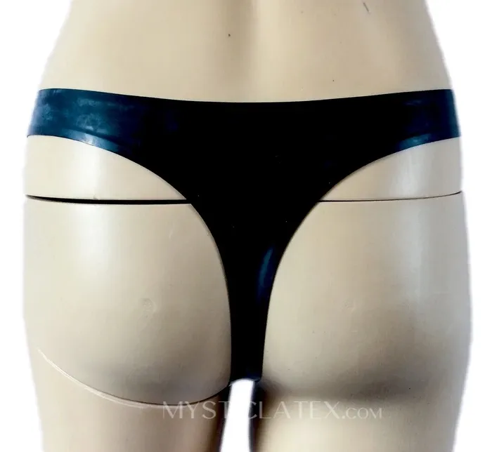 Latex Fashion Women Underwear Female Panties Sexy Shorts Thong Briefs Black Fetish Latex Underpants