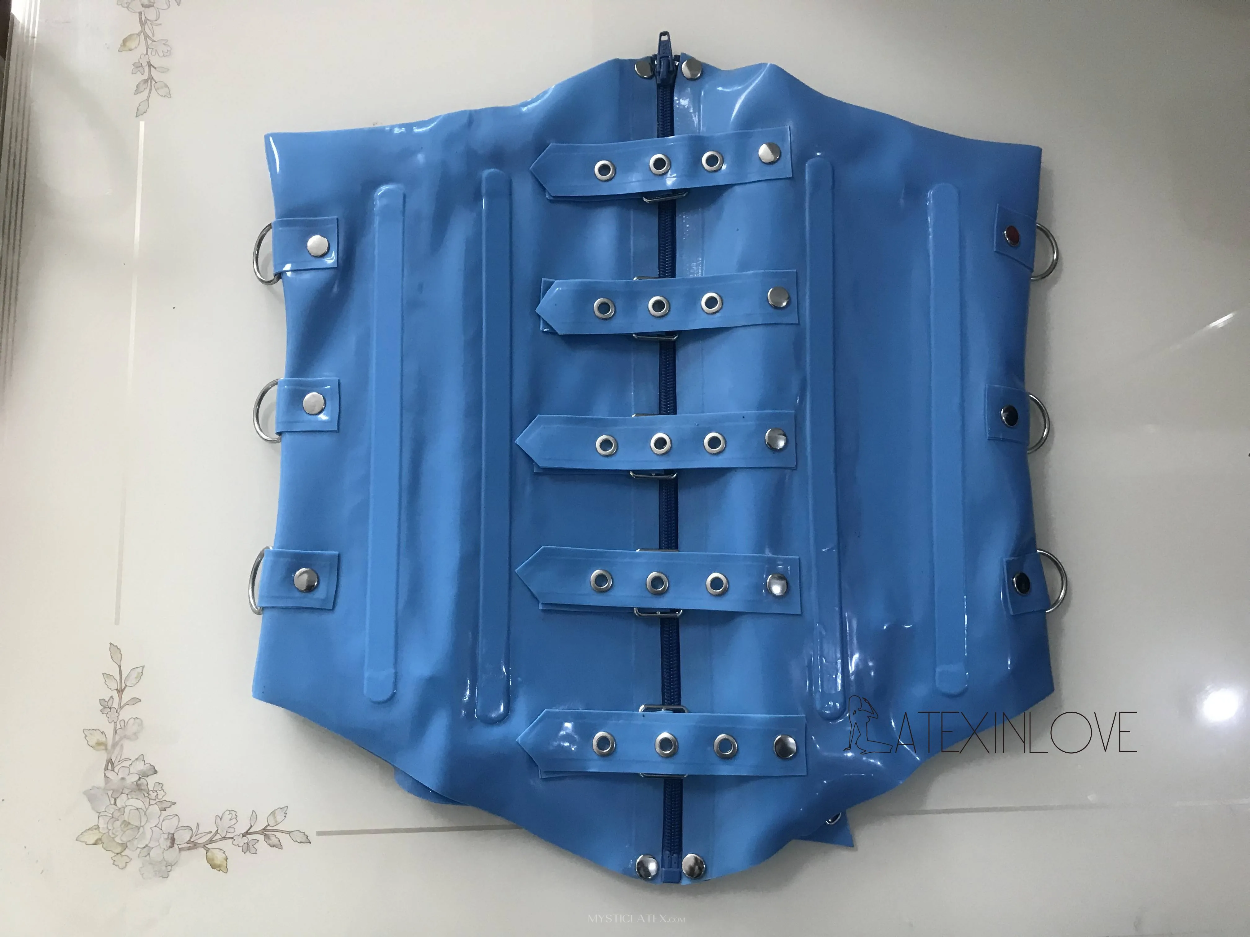 Natural Latex Corset Unisex 1mm Thickness Latex Waist Corset