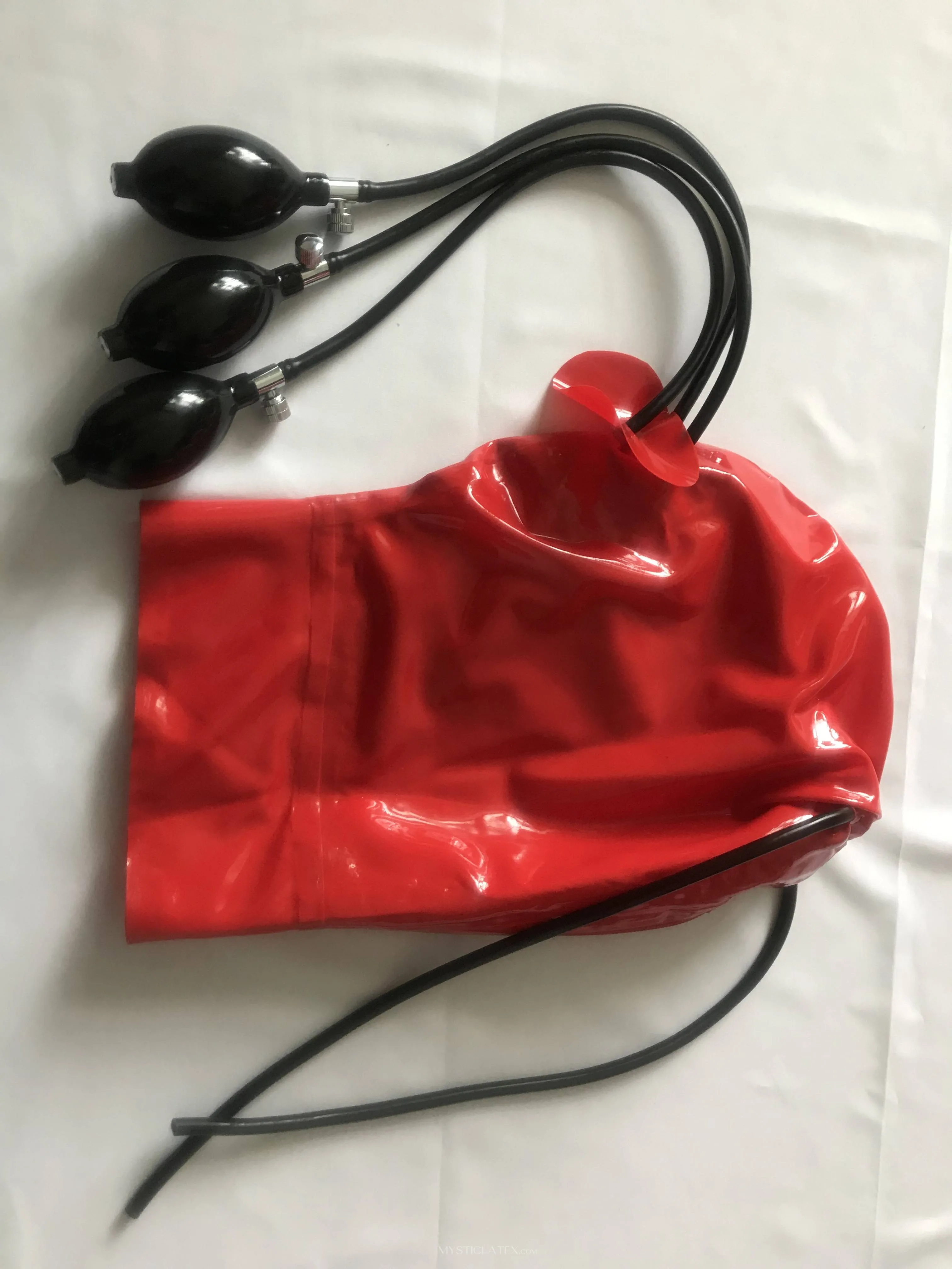 Natural Latex Hood Mask Inflatable Latex Mask Sex Inflatable Latex Hood
