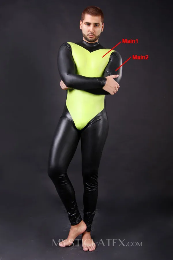 No Zipper Neck Entry Latex Catsuit