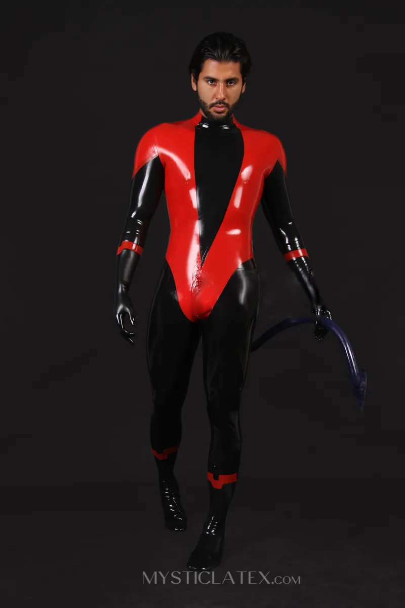 Daredevil Latex Catsuit with Tail