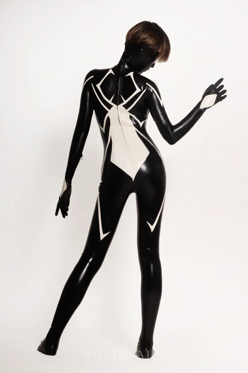 Full Body Women Bugger Latex Catsuit