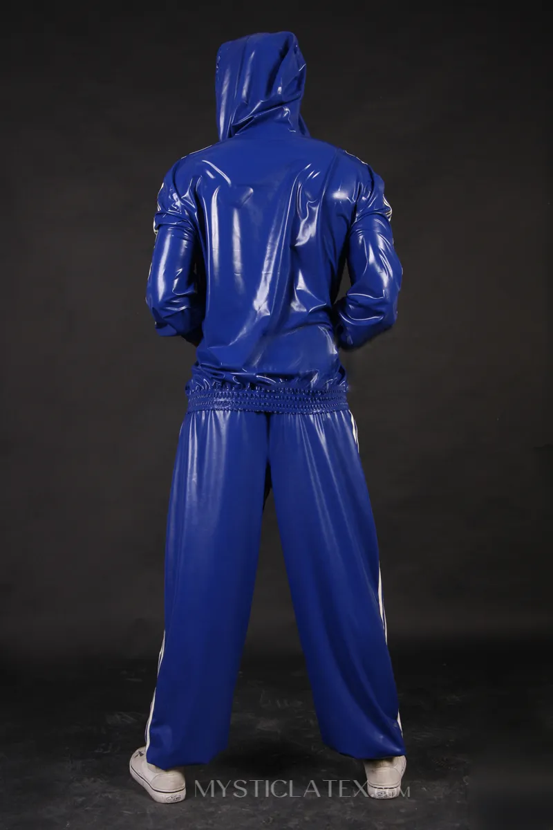 Sports Hooded Latex Jacket