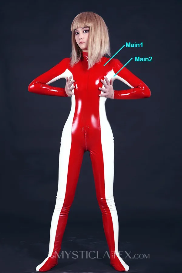 Women Latex Clothing Latex Art Lovely Catsuit