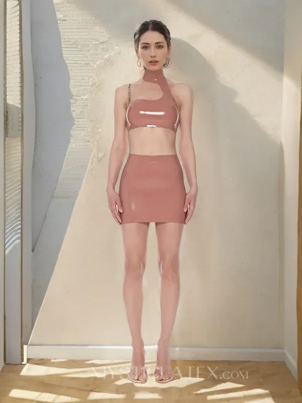 Montreux Halterneck Latex Top