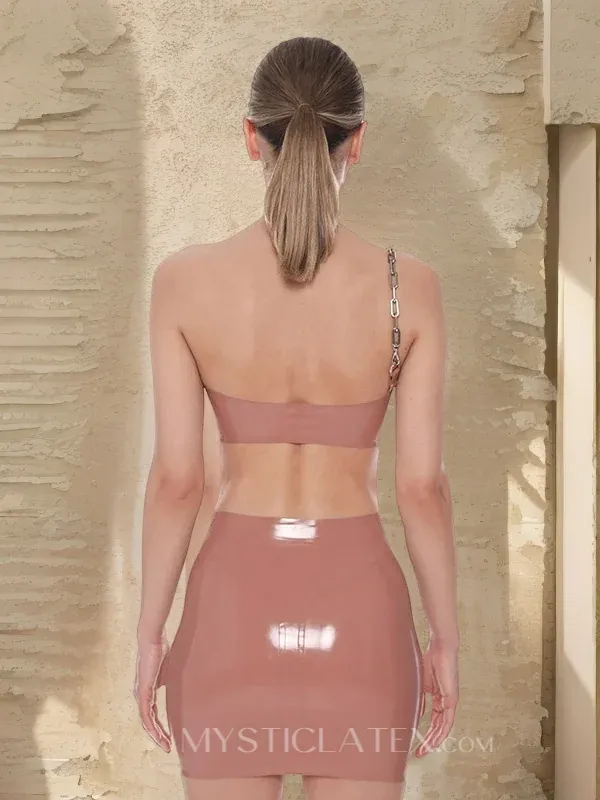 Montreux Halterneck Latex Top