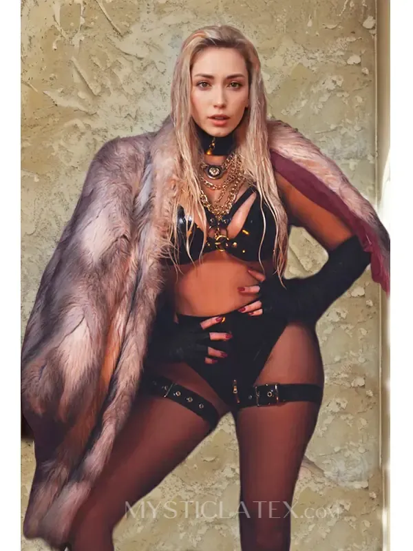 Women O Ring Bikini Latex Top