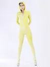 Natural Latex Clothing Yellow Unisex Latex Catsuits Natural Latex Clothing Yellow Unisex Latex Catsuits
