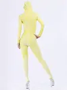 Natural Latex Clothing Yellow Unisex Latex Catsuits Natural Latex Clothing Yellow Unisex Latex Catsuits