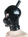 Head Cover Mask Open Eyes and Mouth Cross-dressing Natural Latex Mask