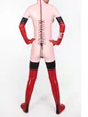 Rubber Clothing Fetish No Zipper Pinktight Latex Clothes Women 3D Bust Latex Catsuit Rubber Clothing Fetish No Zipper Pinktight Latex Clothes Women 3D Bust Latex Catsuit