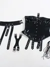 Natural Latex Erotic Bondage Neck Cover Belt Girdles Free Size