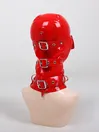 Natural Latex Mask Sexy Bondage Head Cover