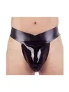 Male Natural Latex Black Tight Shorts Latex Rubber Underwear