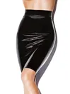 Female Natural Latex Clothing Black Latex Skirt Woman Sexy Rubber Fetish Short Skirts