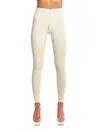 Rubber Fetish Clothing White Latex Leggings Long Tight Pants Rubber Fetish Latex Trousers with U Zipper