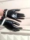 Rubber Fetish Latex Short Gloves Black Wrist Pleated Gloves Mitt Latex Gloves Rubber Fetish Latex Short Gloves Black Wrist Pleated Gloves Mitt Latex Gloves