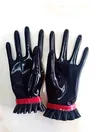 Rubber Fetish Latex Short Gloves Black Wrist Pleated Gloves Mitt Latex Gloves Rubber Fetish Latex Short Gloves Black Wrist Pleated Gloves Mitt Latex Gloves