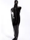 Natural Latex Clothing Black Sleevesless Catsuit Unisex Full Body Latex Catsuit Natural Latex Clothing Black Sleevesless Catsuit Unisex Full Body Latex Catsuit