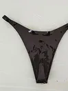 Women Natural Latex Panties G String Panties Latex Thong String Panties