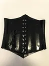 Natural Latex Waist Trainer Corset Fetish 1mm Latex Bustier Corset