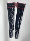 Natural Latex Stockings with Buckles