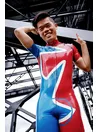 Muticolor Cycling Suit Latex Bodysuit Muticolor Cycling Suit Latex Bodysuit
