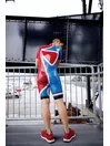 Muticolor Cycling Suit Latex Bodysuit Muticolor Cycling Suit Latex Bodysuit