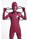 Outer Alien Catheter Costume Latex Catsuit