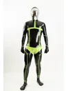 Shoulder Zipper Full Body Latex Catsuit No Hoode