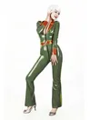 General Bella Army Uniform Latex Catsuit