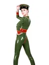 General Bella Army Uniform Latex Catsuit