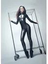 Back Zip Slim Latex Catsuit