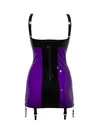 Temptress Open Bust Latex Sling Dress
