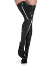 Women Latex Black Clubwear Thigh High Stockings Women Latex Black Clubwear Thigh High Stockings