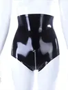 Women High Waist Back Zip Shorts Women High Waist Back Zip Shorts