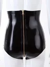 Women Full Zipper High Waist Shorts