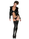 Women Latex Black Clubwear Thigh High Stockings Women Latex Black Clubwear Thigh High Stockings
