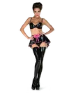 Women Latex Black Clubwear Thigh High Stockings Women Latex Black Clubwear Thigh High Stockings