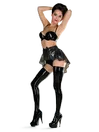 Women Latex Black Clubwear Thigh High Stockings Women Latex Black Clubwear Thigh High Stockings