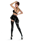 Women Latex Black Clubwear Thigh High Stockings Women Latex Black Clubwear Thigh High Stockings