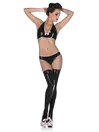 Cross Parten Clubwear Latex Stockings