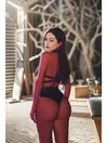 Clubwear Night Dancing Bodycon Latex Lingerie Set