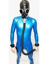 Long Sleeves High Collar Latex Catsuit Orion without Feet