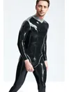 Male Contrast Color Trim Andromeda Latex Catsuit