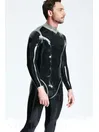 Male Contrast Color Trim Andromeda Latex Catsuit