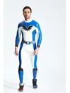 Bold V Pattern Fake Belt Pattern Male Valorous Latex Catsuit Bold V Pattern Fake Belt Pattern Male Valorous Latex Catsuit