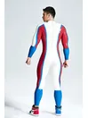 Male Chest Double Diamond Insignia Latex Catsuit
