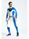 Bold V Pattern Fake Belt Pattern Male Valorous Latex Catsuit Bold V Pattern Fake Belt Pattern Male Valorous Latex Catsuit
